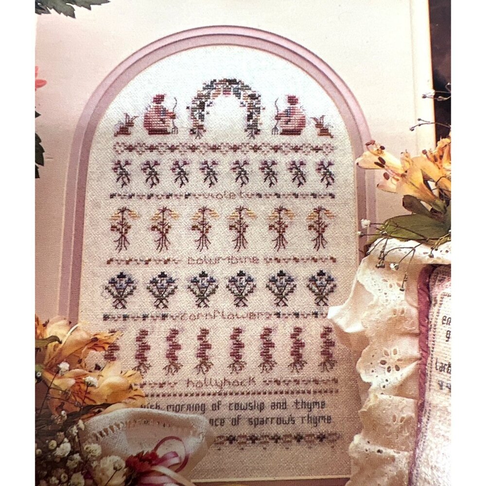 Shepherds Bush Printworks English Garden Sampler Cross-Stitch Pattern Booklet